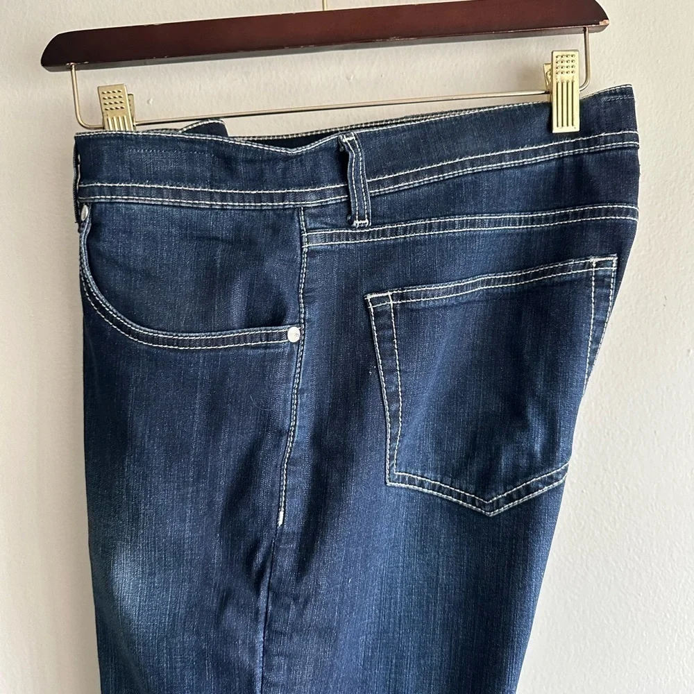 Cesare Attolini Dark Stretch Contrast Denim
